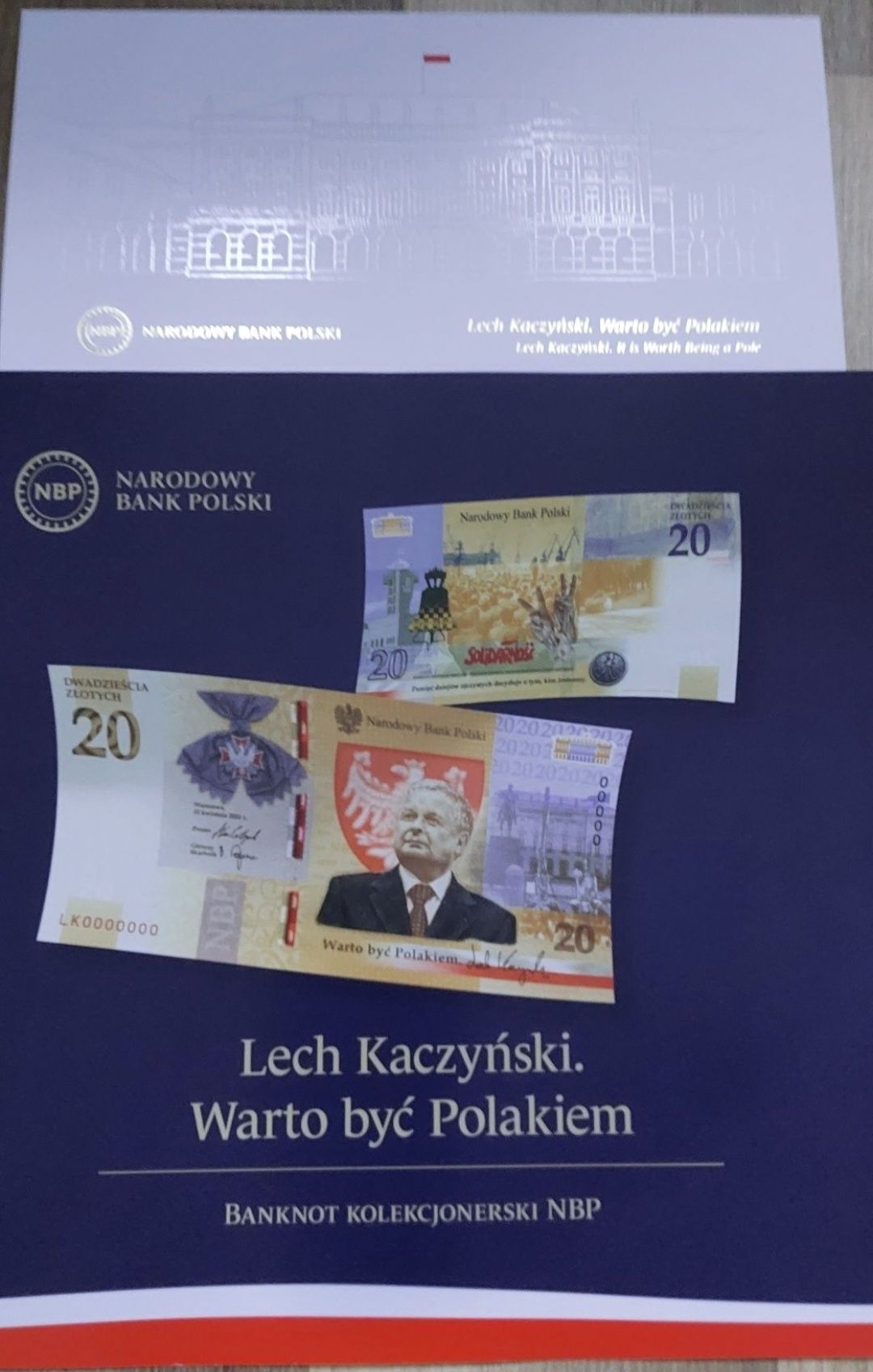 20 zł Lech Kaczyński niski numer 634