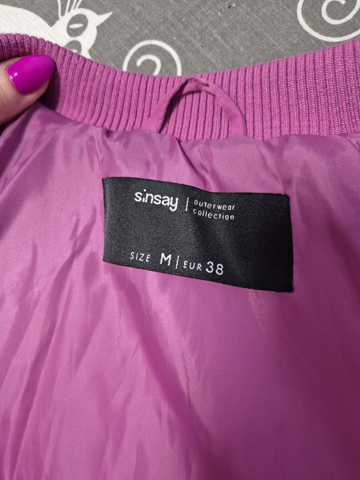 Ciepła pikowana bomberka oversize o nieco dłuższym kroju M 38