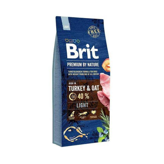 Корм BRIT PREMIUM LIGHT 15 кг для собак з надмірною вагою. Лайт