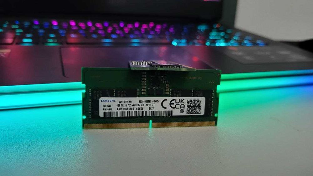 DDR5 sodimm 16gb 2x8gb 4800 SAMSUNG (wyjęta po zakupie laptopa - nowa)