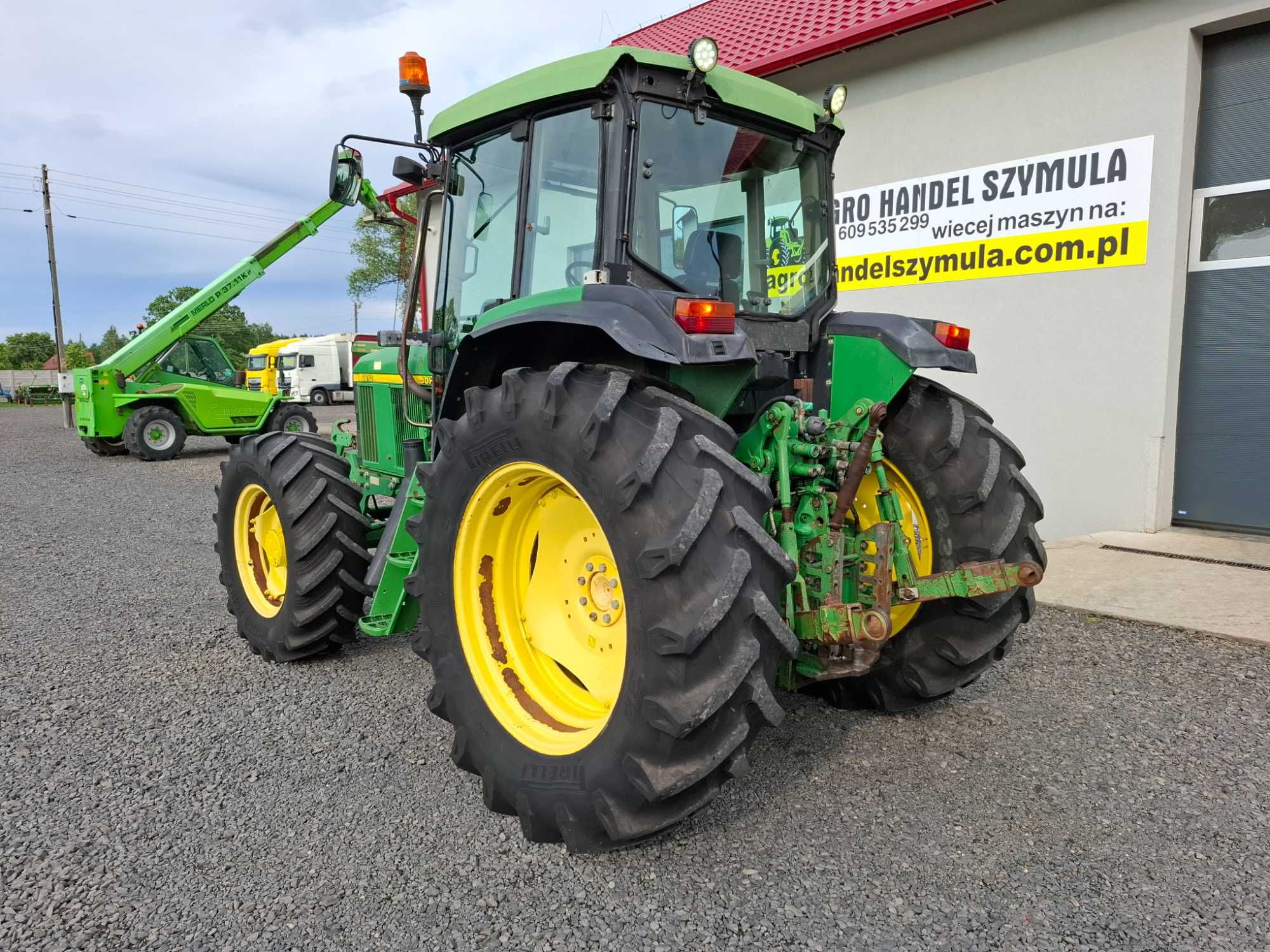 JOHN DEERE 6610, 2002 r, czysty i zadbany, przedni TUZ