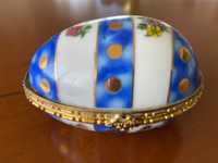 Caixa de porcelana NAV Collection decorado à mão