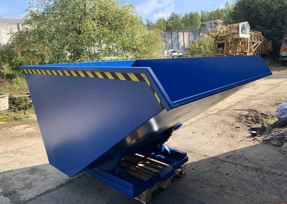 Kontener do ciękich odpadów NTK HD 1600L.Pojemnik samowyładowczy.