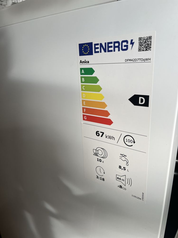 Zmywarka wolnostojąca Amica DFM42D7TOqWH
