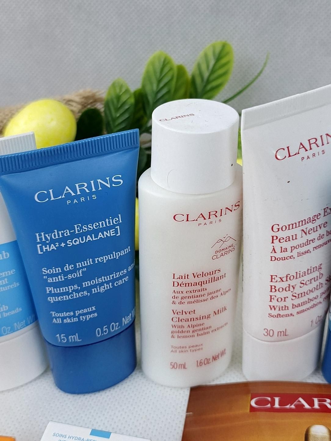 Clarins zestaw kosmetyków okazja nowe double serum