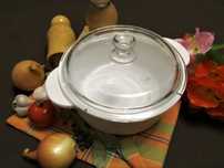 Tcm Tchibo Кастрюля из фарфора с прозрачной крышкой V-1,0 л Германия