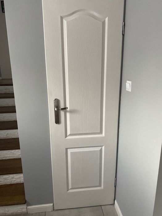 Drzwi wewnętrzne białe / pokojowe / łazienkowe + klamki