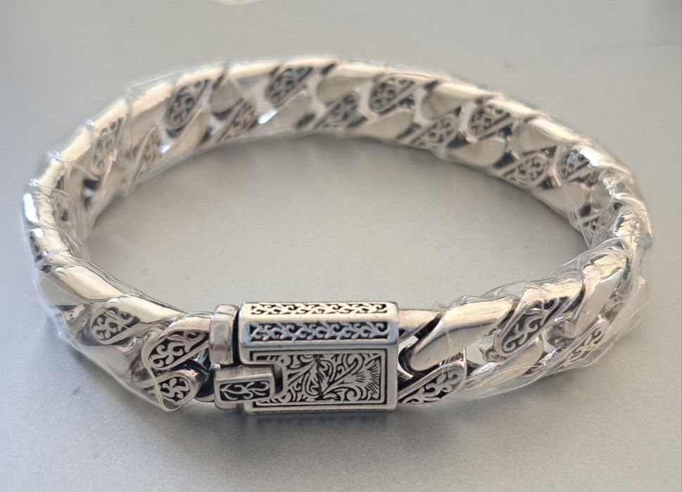 Bransoletka Męska posrebrzana