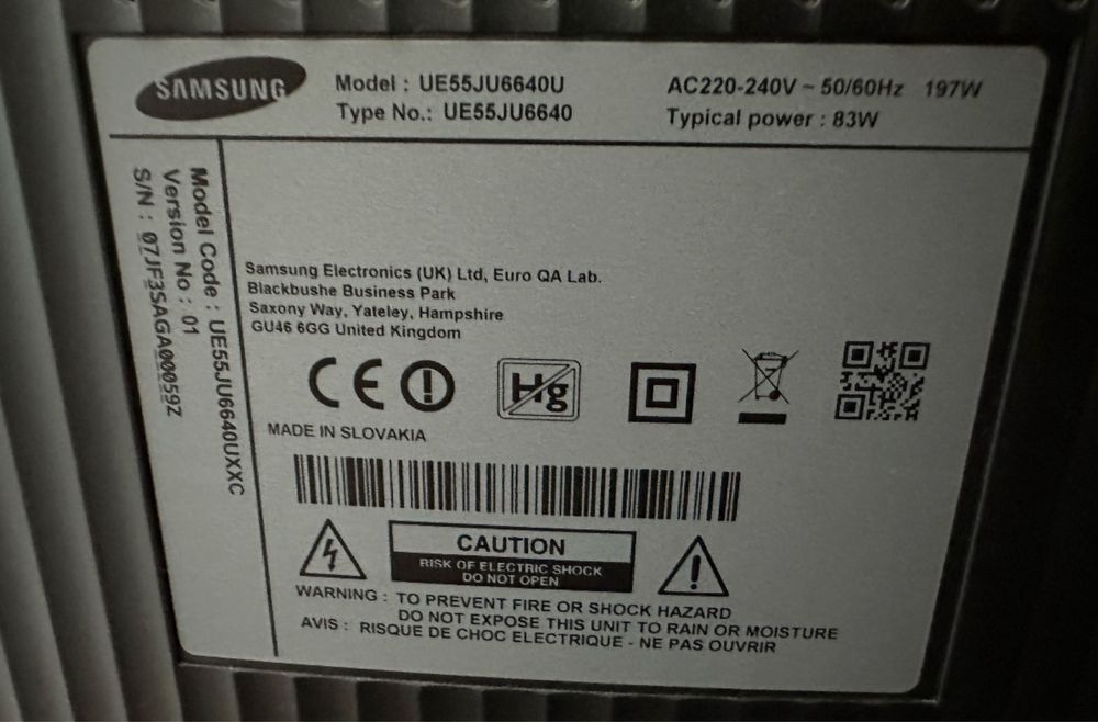 Televisao Samsung 55”