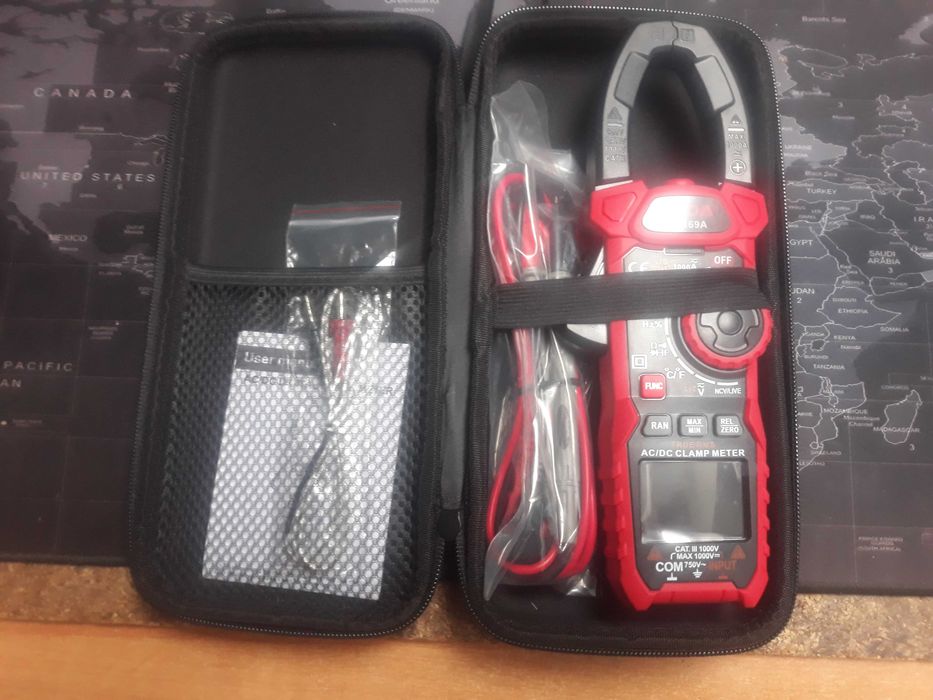 miernik cęgowy  GVDA GD169A  prąd DC/AC do 1000A