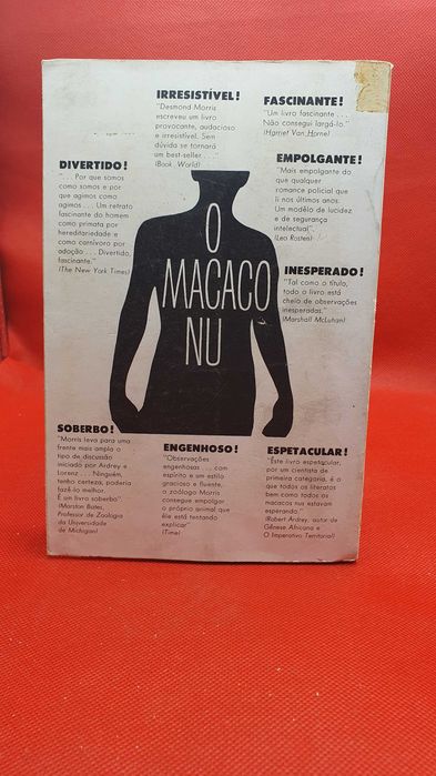 Livro - REF PBV - Desmond Morris - O Macaco Nu