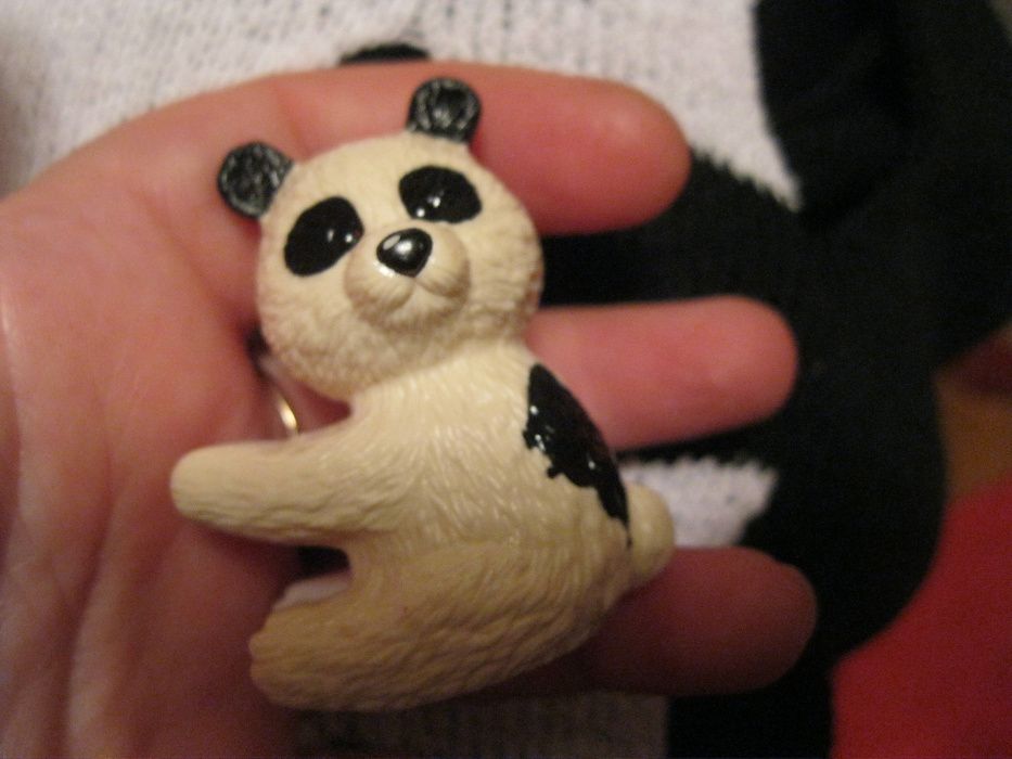 детская игрушка пластик панда фигурка медведь