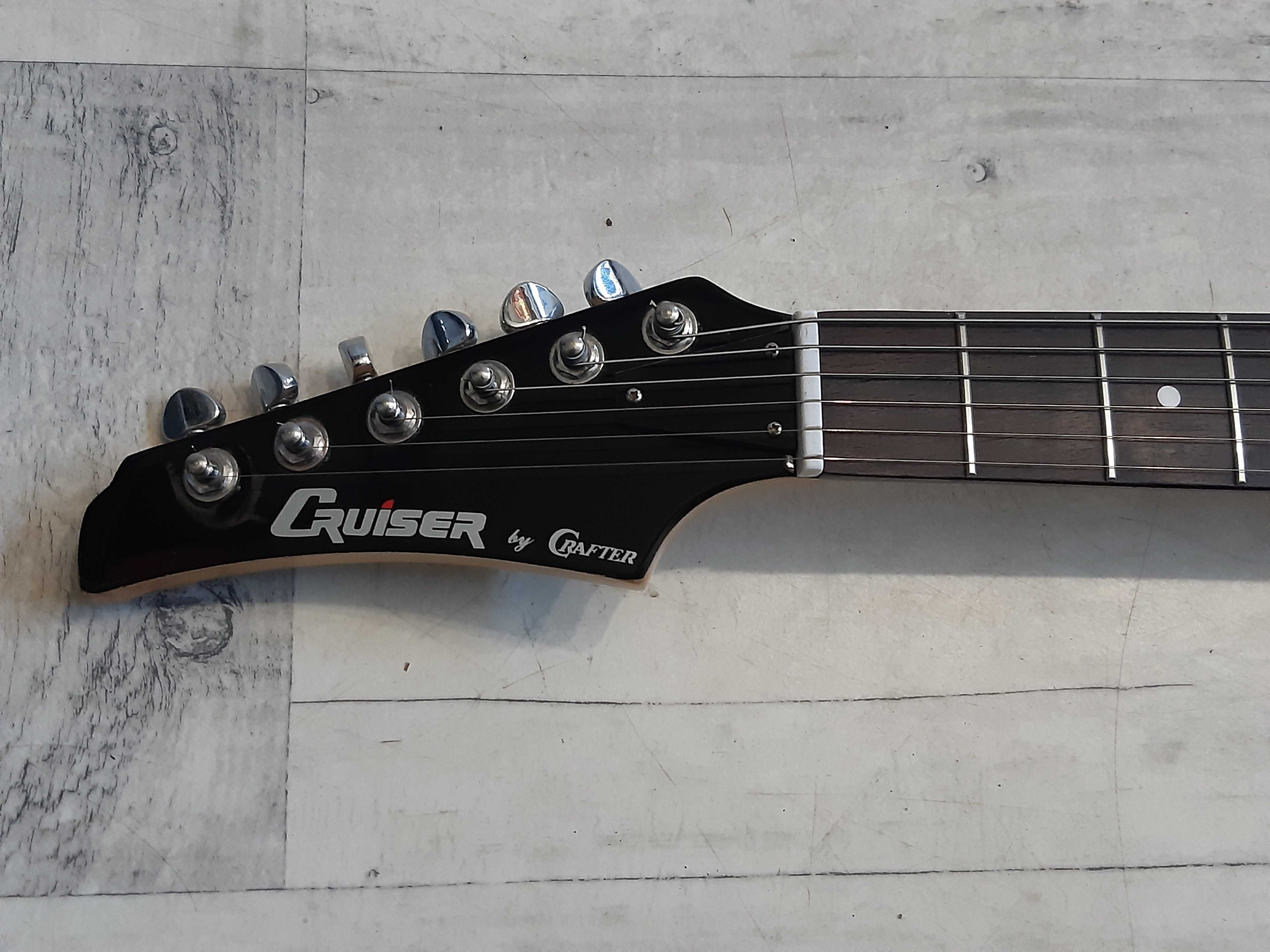 Gitara Leworęczna Cruiser by Crafter-blue metallic-LH- wysyłka-zamiana