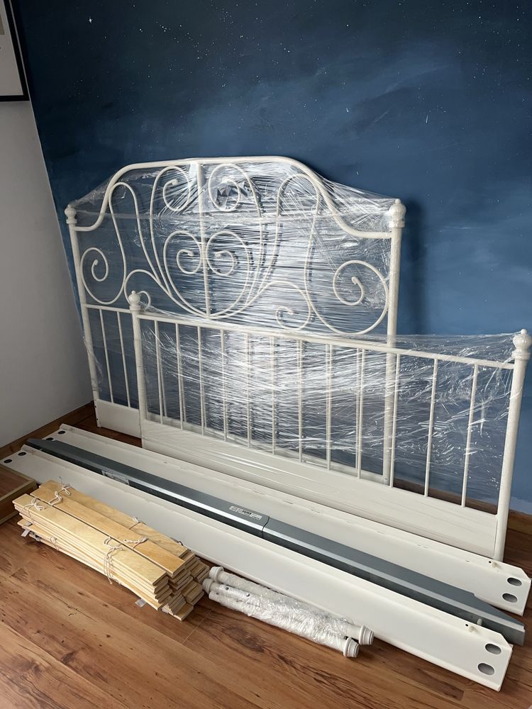 Ikea LEIRVIK rama łożka 140 x 200 cm - stan bardzo dobry