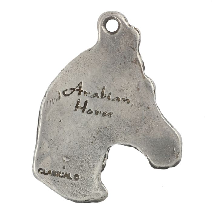 Koń czystej krwi arabskiej brelok posrebrzany Art-Dog