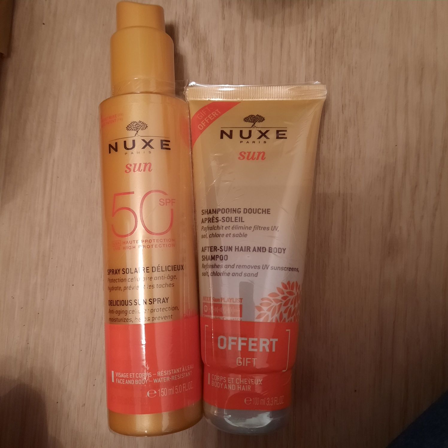 Nuxe zestaw sun spf