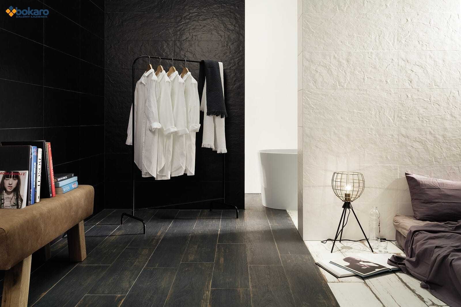 Tubądzin Płytka ścienna Soga White STR 29,8x74,8 Gat.1