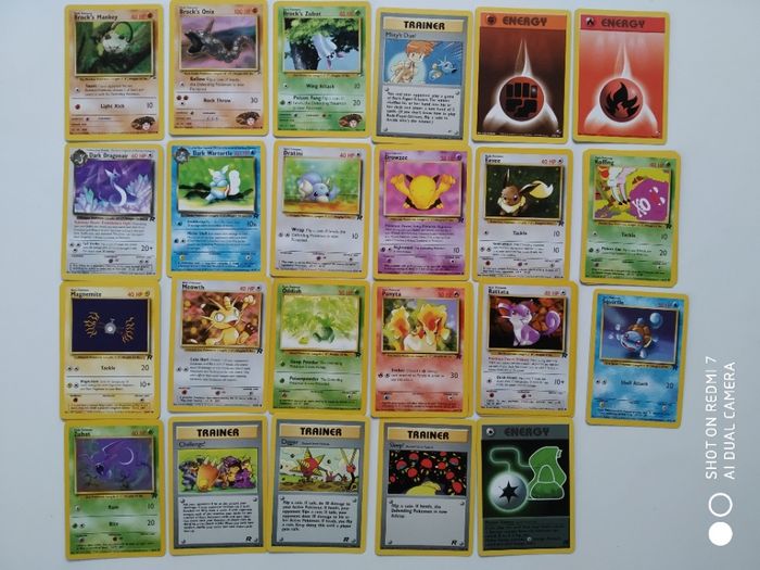 Pokémon Cartas Coleções Jungle Gym Heroes Team Rocket Set