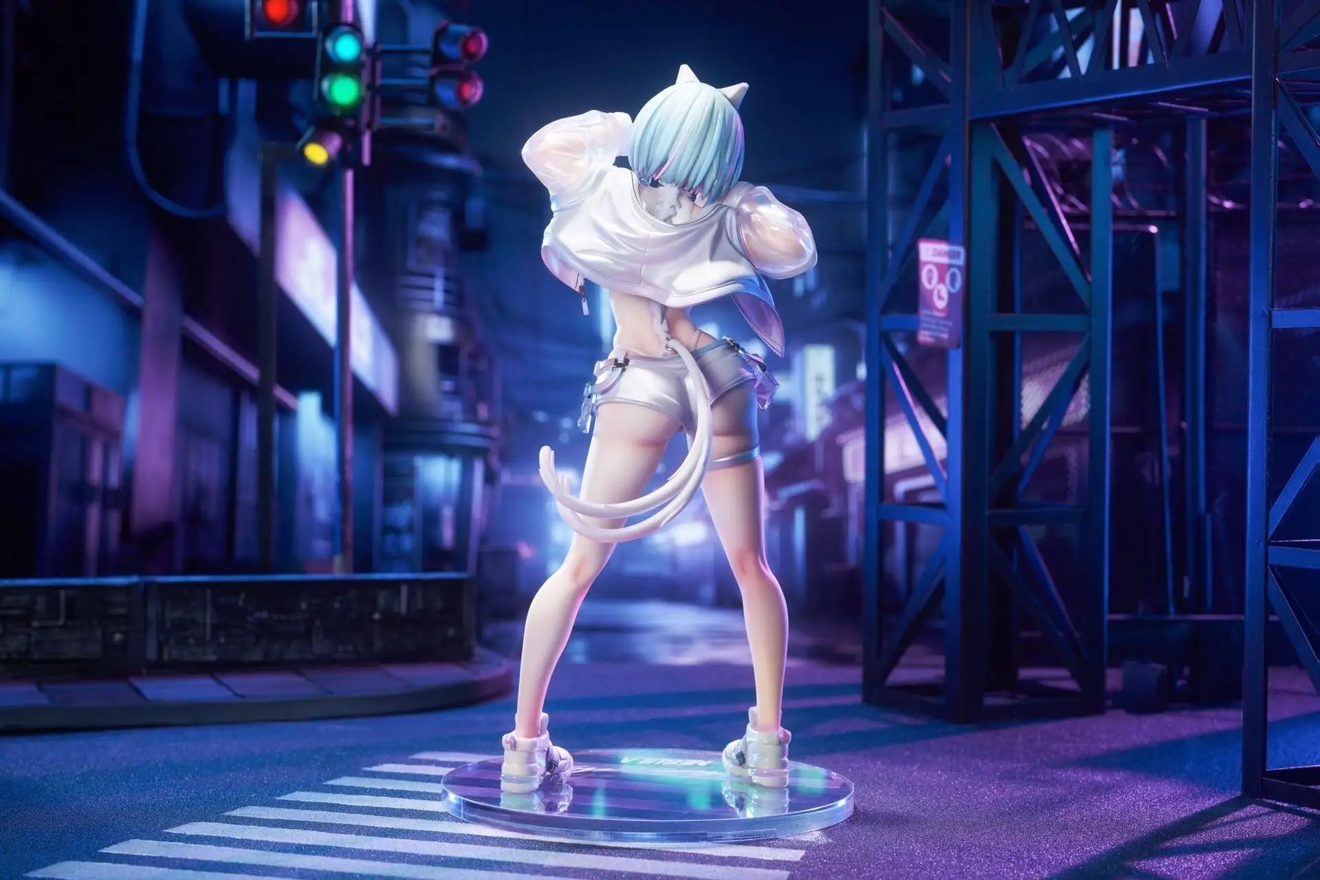 Оригинальная аниме фигурка Kin Mirai - Nekomata Miu 26 см