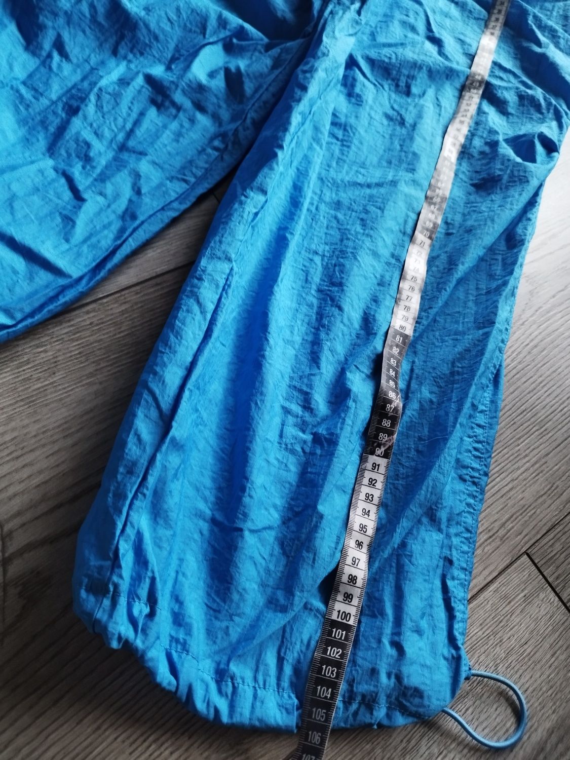 R.40 42 topshop/asos niebieskie spodnie bojówki otralion damskie overs