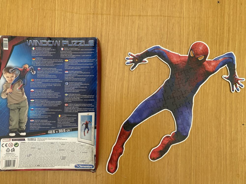 Puzzle Homem Aranha duas faces Spider Man