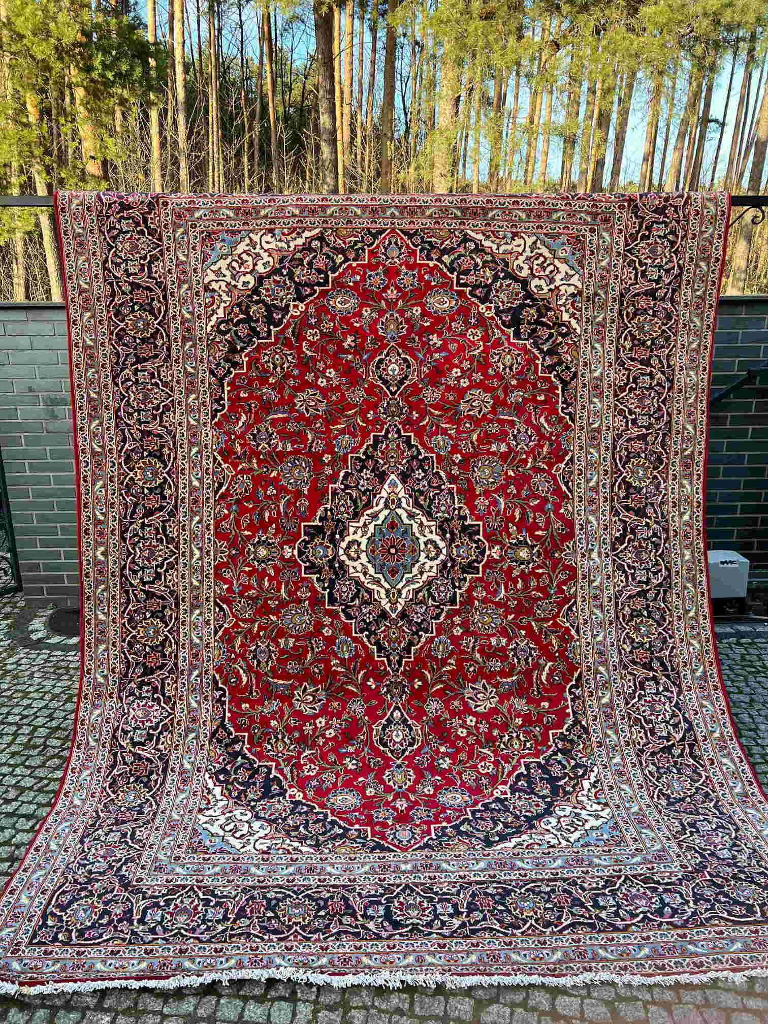 Nowy kaszmirowy dywan perski Iran KESHAN 350x250 galeria 32 tys