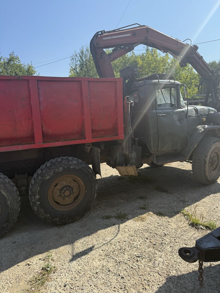 Продам зіл131 самосвал з маніпулятором