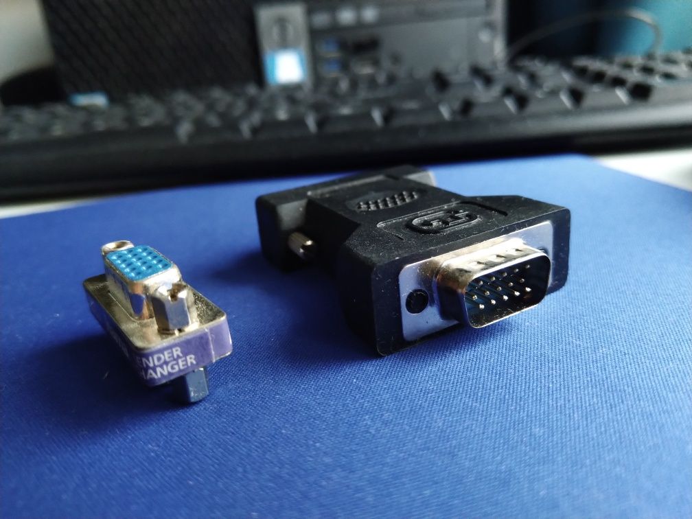 Adapter DVI D-SUB 15pin do monitora przejściówka