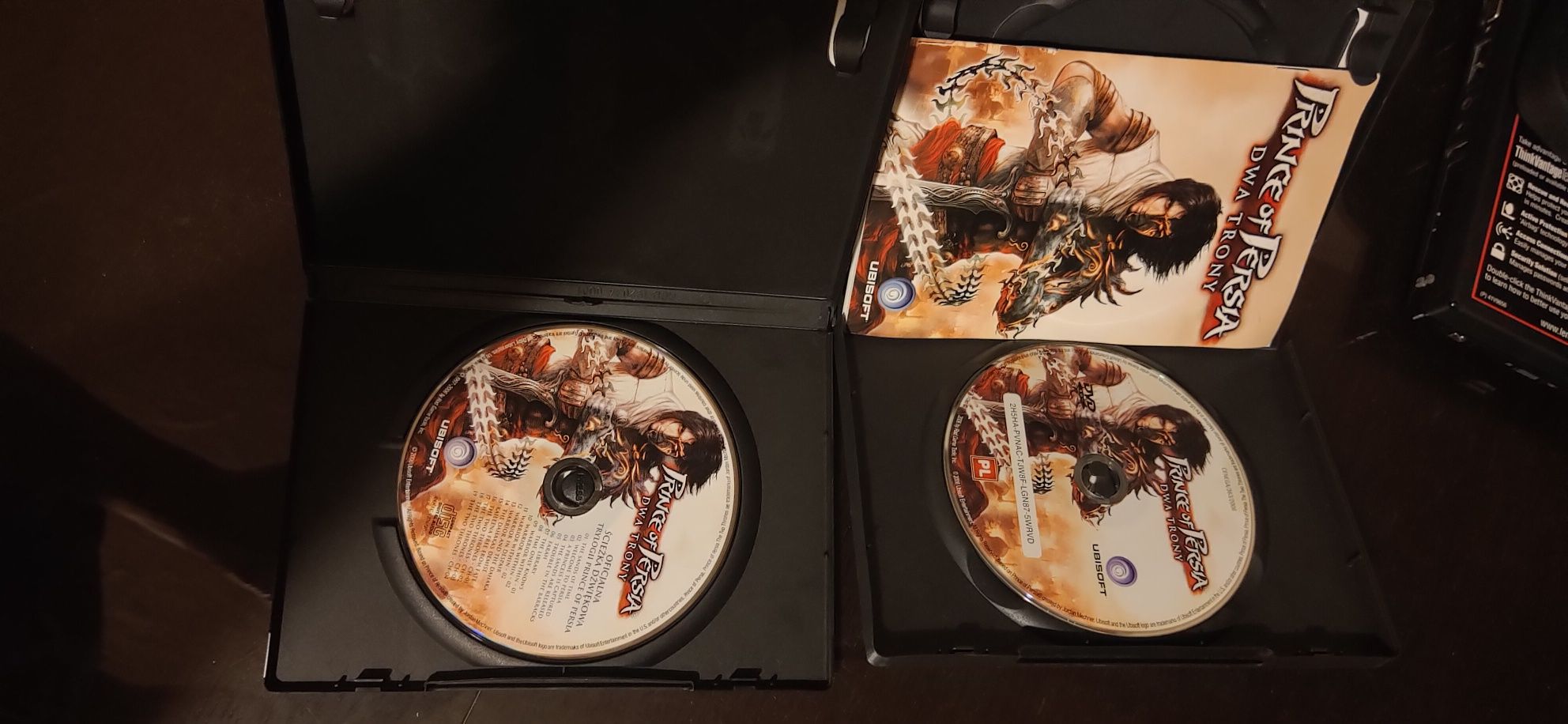 Gra Prince of Persia dwa trony PC plus ścieżka dźwiękowa