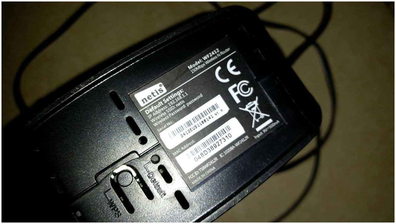 Netis WF2412 Bezprzewodowy Router 2.4GHz 150Mbps 4-Port WPS WiFi WLan