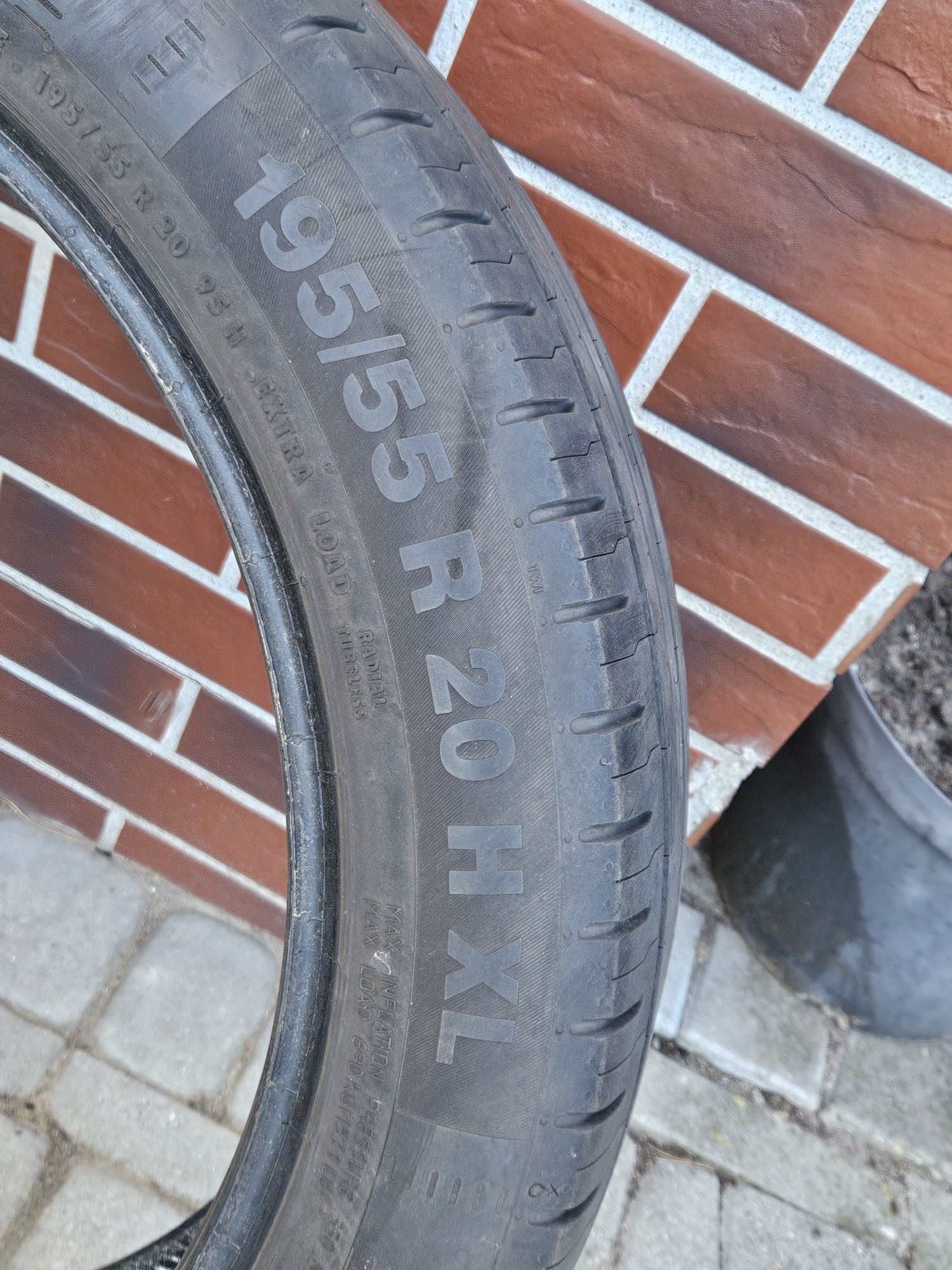 Sprzedam opony ContiEcoContact 195/55 R 20