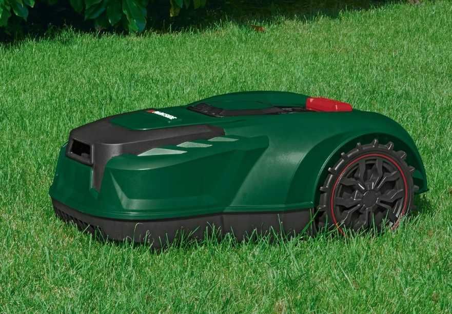 Robot koszący LIDL Smart z aplikacją, 20 V, do 1000m2 GRATIS GARAż