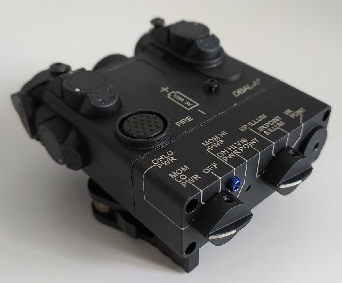 WADSN replika DBAL A2 (latarka - zielony laser - IR) kolor czarny