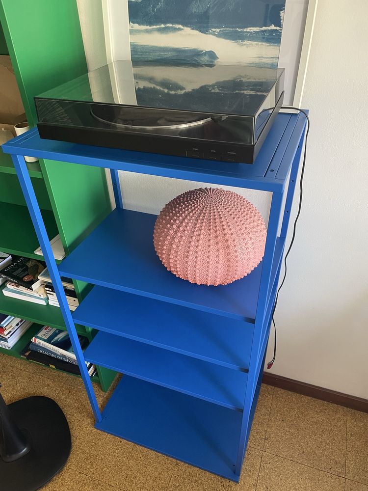 Estante azul platsa ikea