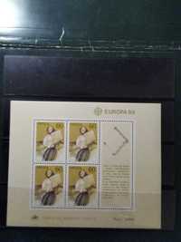 1985 Bloco   Europa CEPT Madeira MNH **