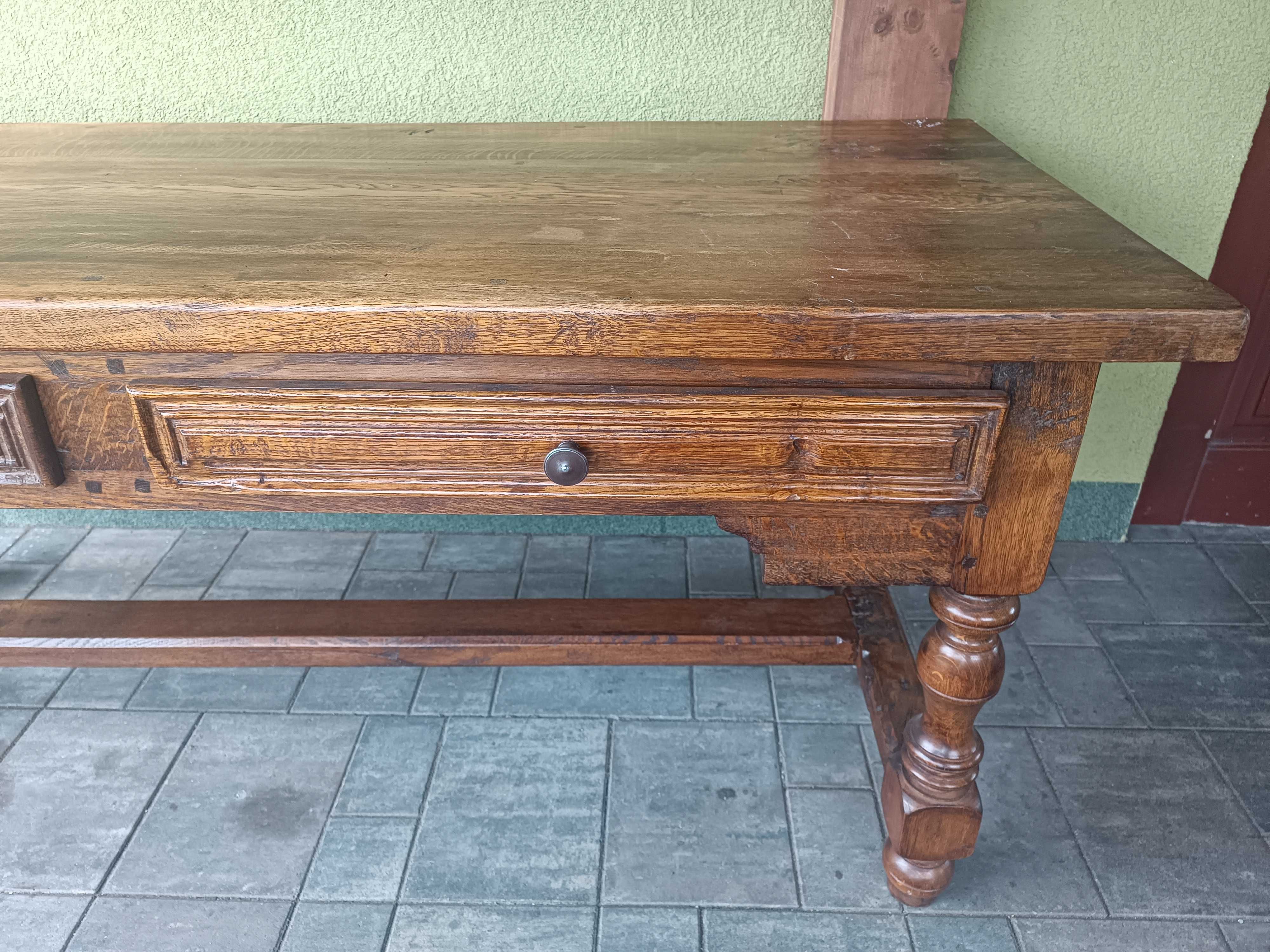 Stare biurko dąb Francja