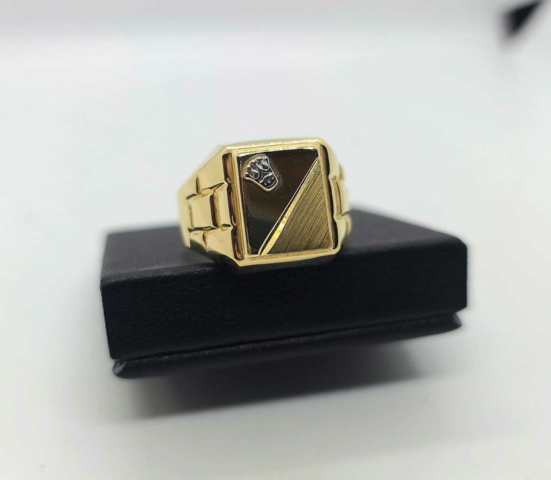 Nowy złoty sygnet próby 585 - 6,11g (Rozmiar 26)