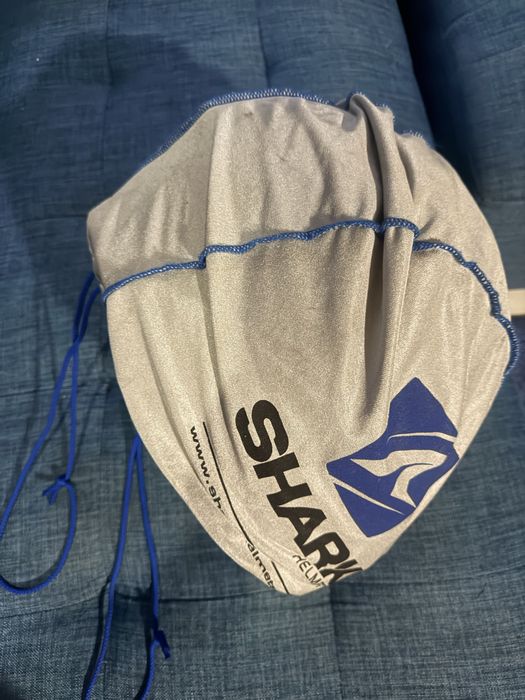 Capacete de moto shark, com luses e saco do capecete