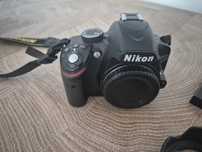 Nikon D3200 z obiektywem