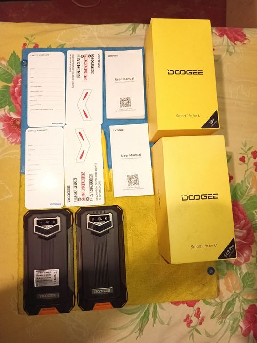 DOOGEE S89/PRO/s100 смартафони захищені комплект повний документи ко