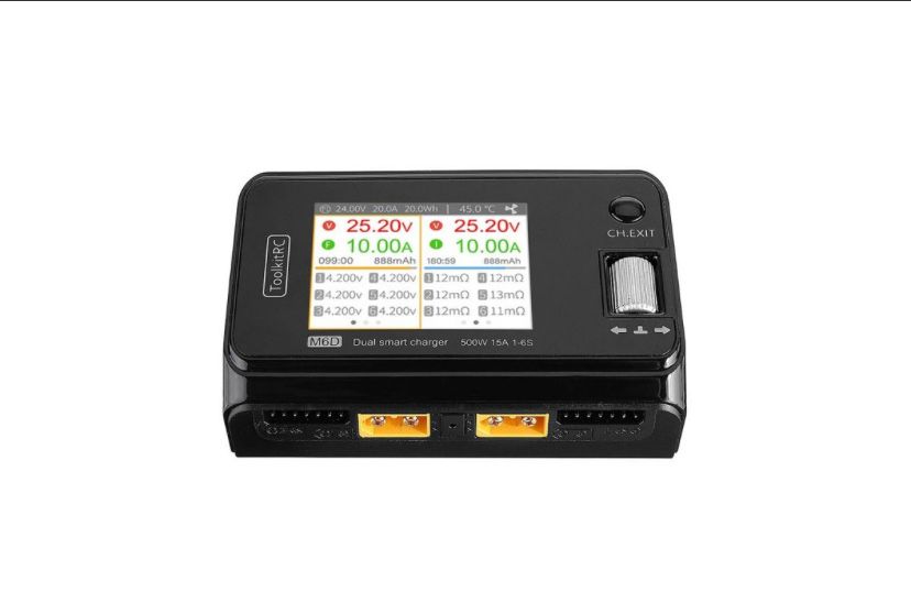 Зарядний пристрій ToolkitRC M6D 500W 15A 1-6S