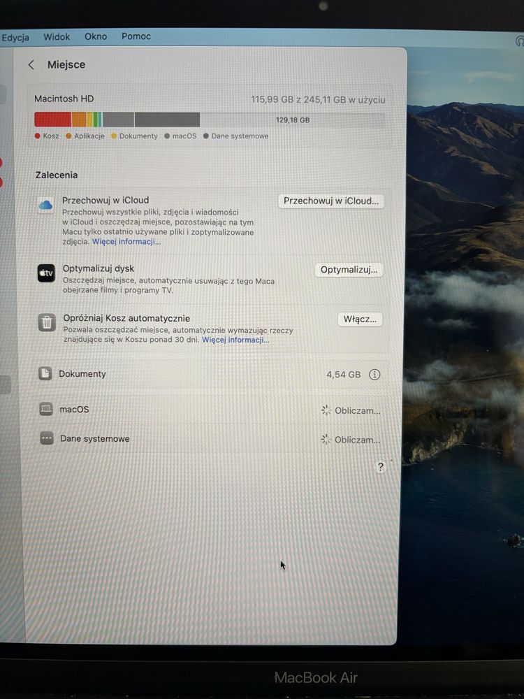 Macbook air M1 8/256