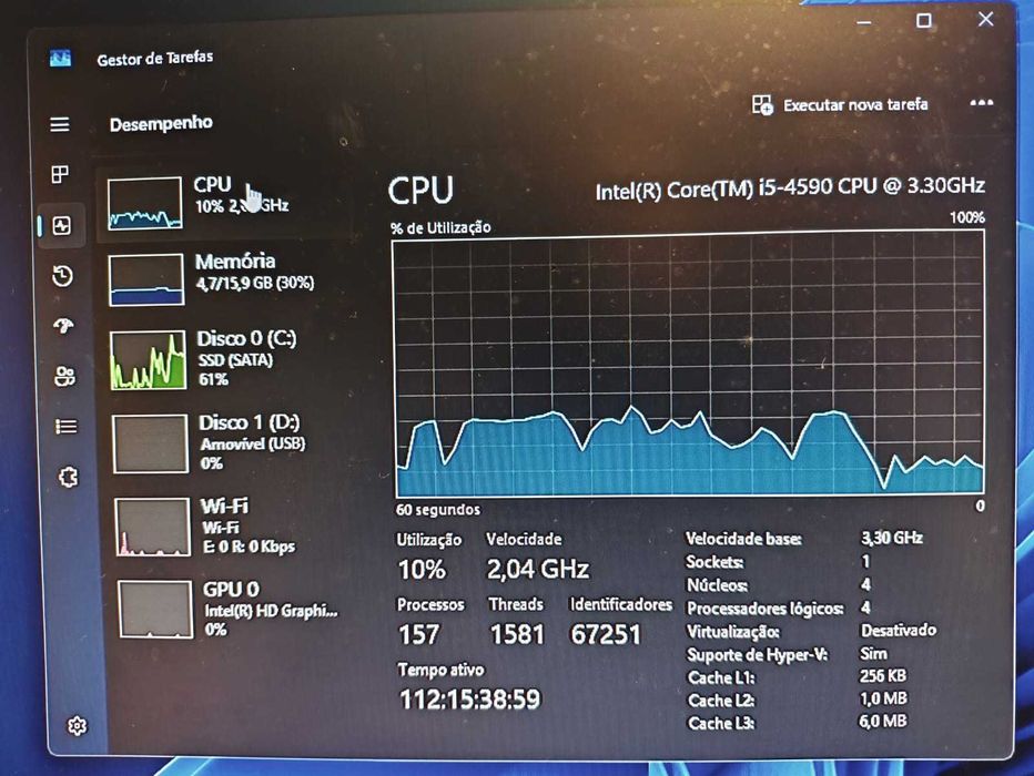 Computador HP EliteDesk 800 G1 SFF/ i5 3.2GHz QuadCore/ 16GB/SSD 240GB