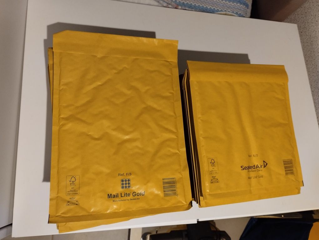 Envelopes almofadados