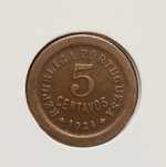Moeda de 5 centavos de 1924