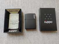 Zippo oryginalna zapalniczka mat czarna