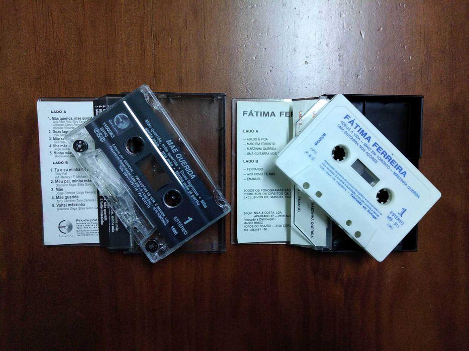 Cassetes de música Portuguesa