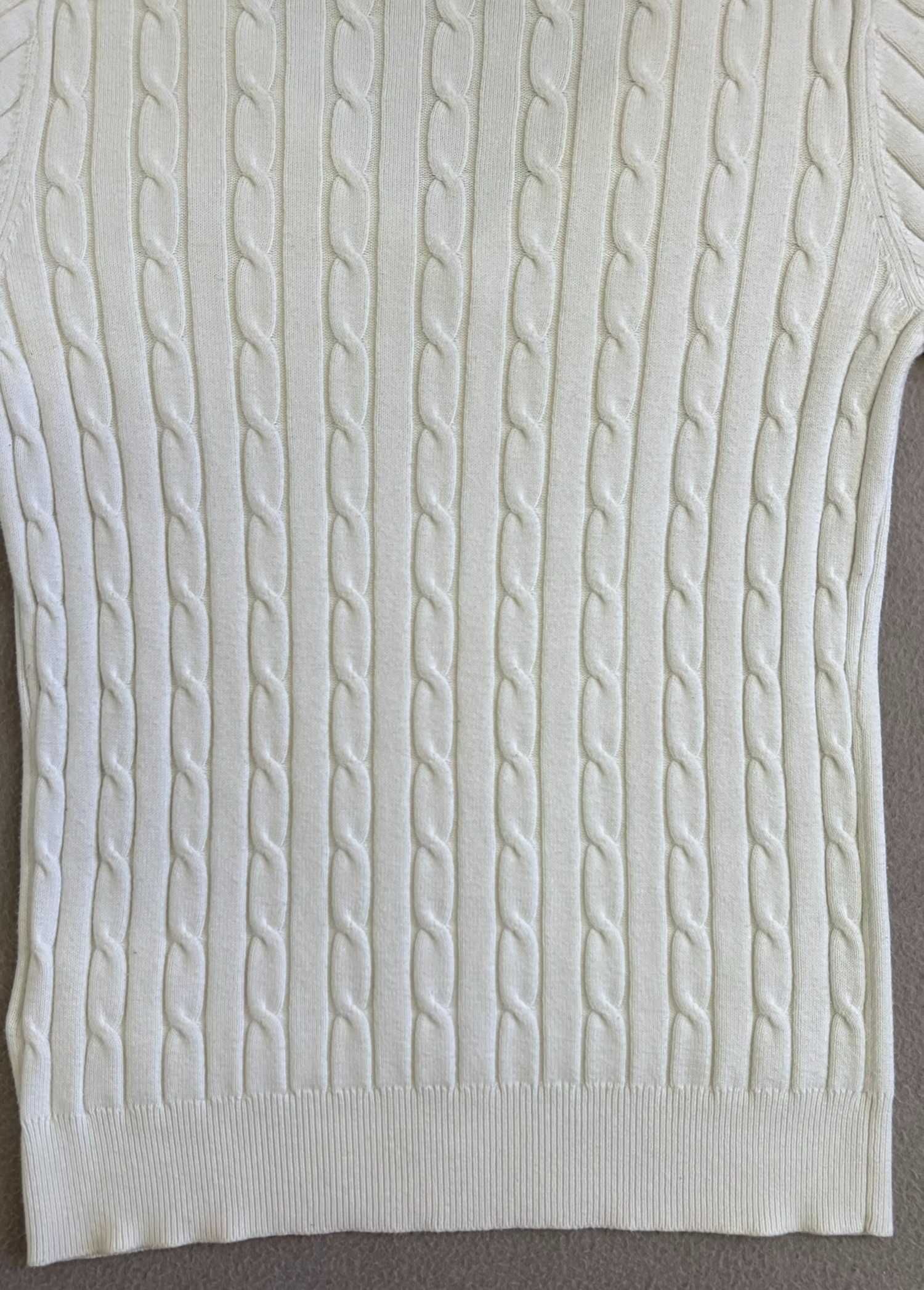 Sweter warkocz Gant roz. S