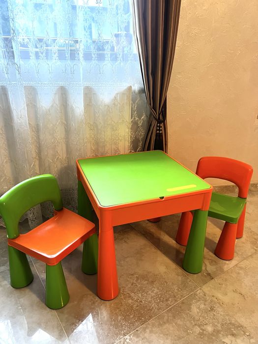 Столик / стіл + 2 стулья/ стільчики Tega Baby Mamut ідеал!