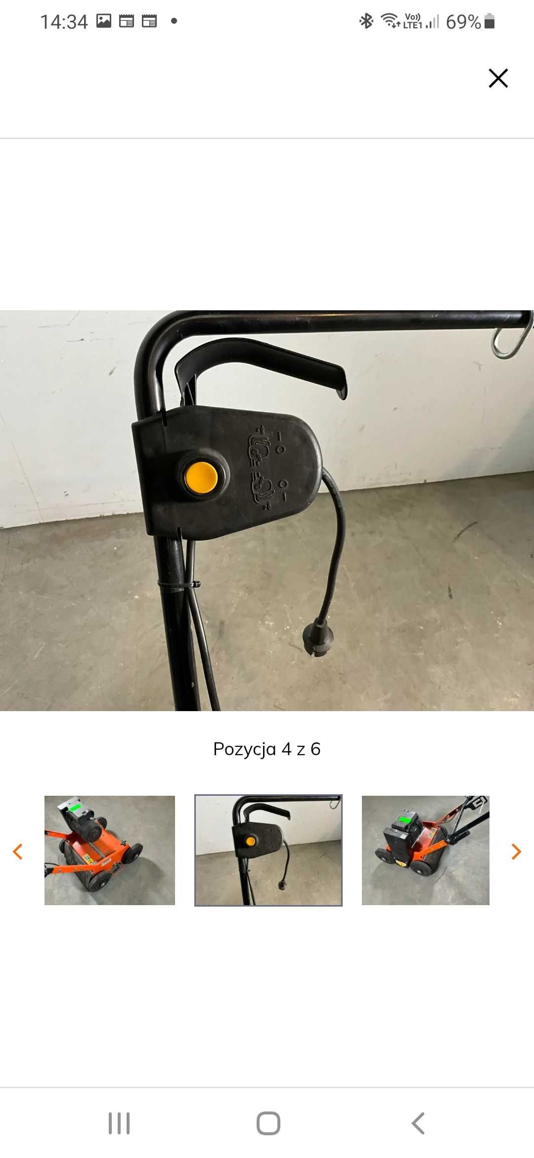 Wertykulator Aerator elektryczny do trawy ELIET